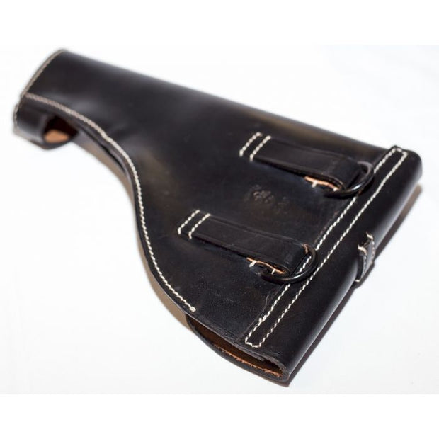 GERMAN WW2 FLARE GUN BLACK LEATHER HOLSTER