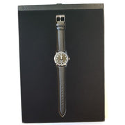 GERMAN WWII ARMY SERVICE WATCH WITH BLACK STRAP