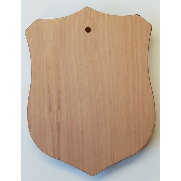 LUFTWAFFE WREATH AND EAGLE HOLDING SWASTICA WOOD WALL SHIELD / PLAQUE