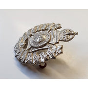 ROYAL WINNIPEG RIFLES METAL CAP BADGE-CANADA WWII