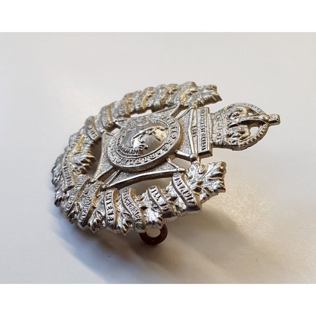 ROYAL WINNIPEG RIFLES METAL CAP BADGE-CANADA WWII