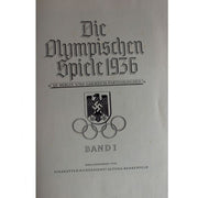 GERMAN 1936 BERLIN OLYMPICS CIGARETTE BOOKS TWO VOLUME SET