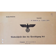 OATH OF LOYALTY TO HITLER DEUTSCHE REICHSBAHN DOCUMENT