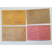 ORIGINAL USED CANADIAN WW2 RATION BOOKS AND MEAT RATION TOKEN