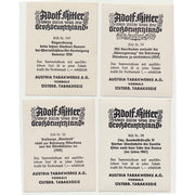 SIEGEREHRUNG BEIMLBTEN -LOT OF 4 CIGARETTE CARDS