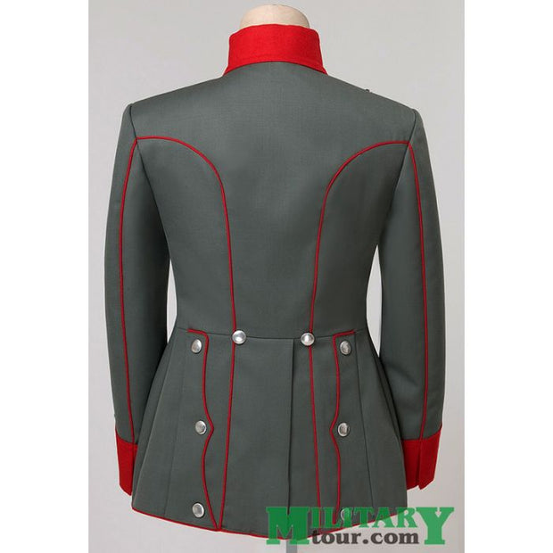 GERMAN WWI M15 FIELD GRAY ROYAL SAXON 2nd UHLAN REGIMENT TUNIC