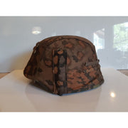 GERMAN WAFFEN-SS OAK-LEAF SECOND PATTERN CAMOUFLAGE HELMET COVER