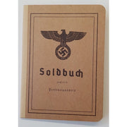 GERMAN BLANK HEER SOLDBUCH AND COVER