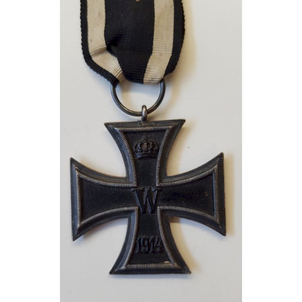 GERMAN WWI IRON CROSS 2nd CLASS WITH RIBBON ORIGINAL