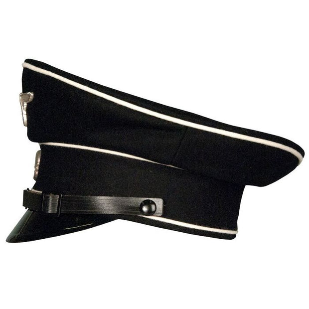 ALLGEMEINE SS VISOR: WWll GERMAN WAFFFEN SS EM INFANTRY VISOR