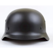 GERMAN BLACK SS M40 STEEL HELMET WITH SS SINGLE DECAL