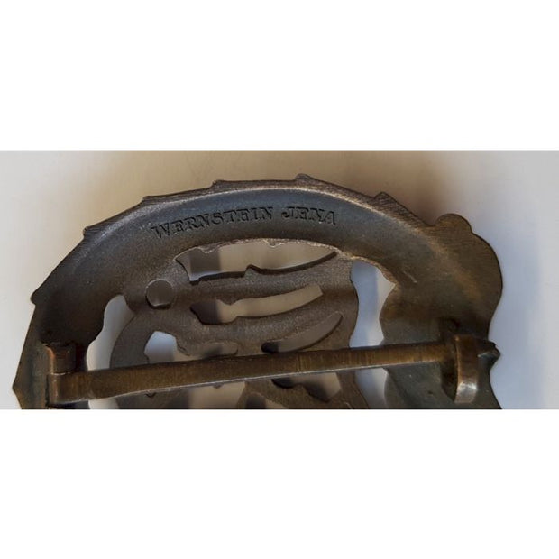 GERMAN DRL SPORTS BADGE WERNSTEIN JENA BRONZE
