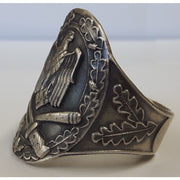 GERMAN WWII GENERAL ASSUALT BADGE RING SILVER