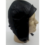 GERMAN BLACK LEATHER AVIATOR HELMET