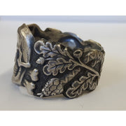 GERMAN WWII ANTI PARTISAN SKULL RING SILVER
