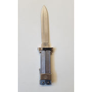 SS PARATROOPER COLLAPSIBLE ANTI GRAVITY KNIFE -SILVER