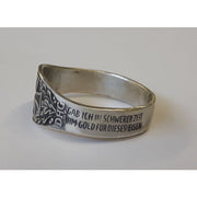 GERMAN 1914 DHG IRON CROSS RING WITH OAK LEAVES