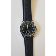 GERMAN WWII ARMY SERVICE WATCH WITH BLACK STRAP