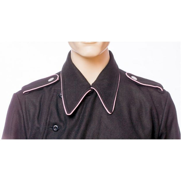 GERMAN WW2 PANZER WRAP - BLACK WOOL PANZER WRAPPER TUNIC JACKET