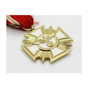 Nsdap Gold Long Service Award 25 Years With Ribbon