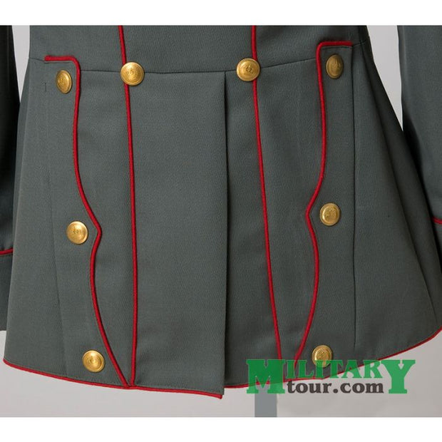 GERMAN WWI M15 FIELD GRAY ROYAL PRUSSIAN UHLAN REGIMENT TUNIC