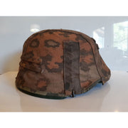 GERMAN WAFFEN-SS OAK-LEAF SECOND PATTERN CAMOUFLAGE HELMET COVER