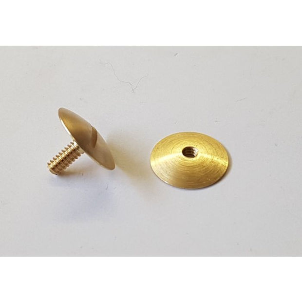 CANADIAN WWII MKII HELMET LINER NUT AND BOLT