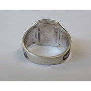 GERMAN WW2 1ST SS PANZER DIVISION LAH SILVER RING