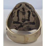 GERMAN WWII GENERAL ASSUALT BADGE RING SILVER