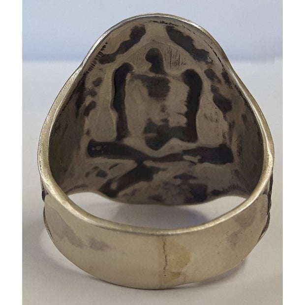 GERMAN WWII GENERAL ASSUALT BADGE RING SILVER