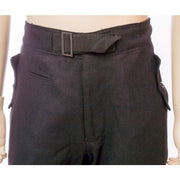 GERMAN SS PANZER SET: BLACK WRAPPER JACKET AND TROUSERS