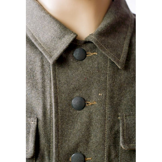 GERMAN M43 TUNIC: M1943 LATE WORLD WAR TWO WOOL JACKET