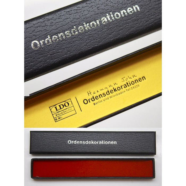 GERMAN MEDAL RIBBON BAR 6 BAR WITH BOX