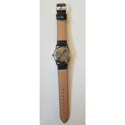 GERMAN WWII ARMY SERVICE WATCH WITH BLACK STRAP