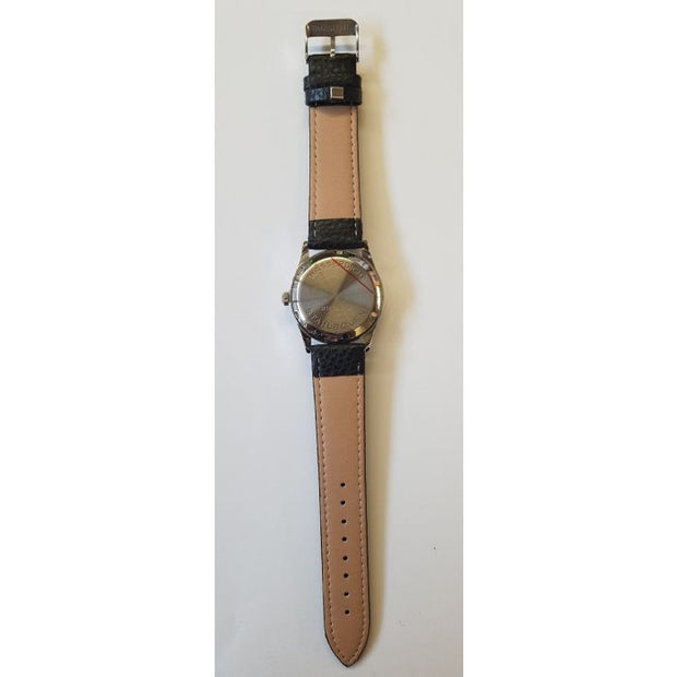 GERMAN WWII ARMY SERVICE WATCH WITH BLACK STRAP