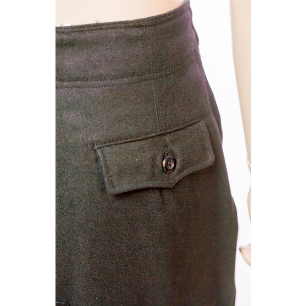 GERMAN SS PANZER SET: BLACK WRAPPER JACKET AND TROUSERS