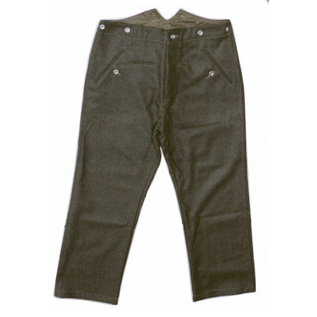 GERMAN M36 WOOL SERVICE TUNIC AND M37 FIELD GREEN WOOL GERMAN PANTS