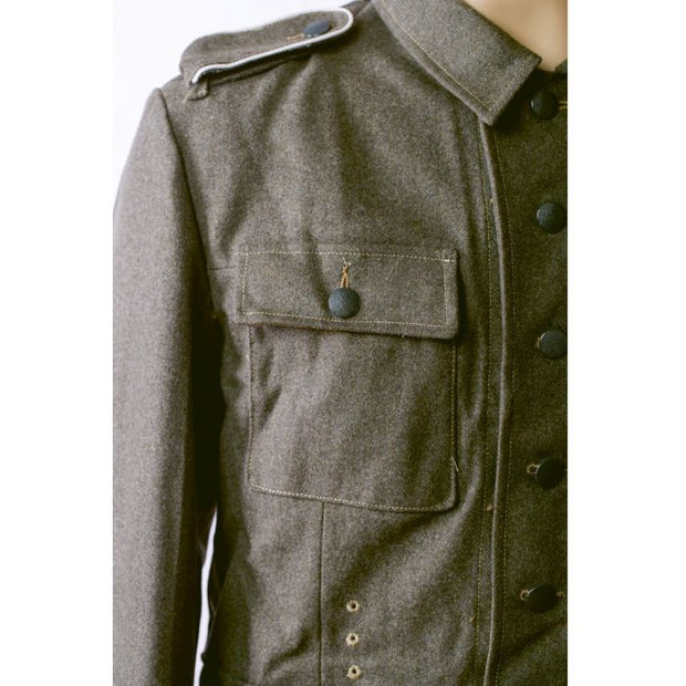 GERMAN M43 TUNIC: M1943 LATE WORLD WAR TWO WOOL JACKET