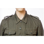 GERMAN WW2 REED GREEN HBT M40 FIELD TUNIC AND PANTS