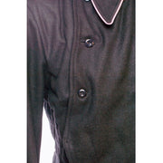GERMAN WW2 PANZER WRAP - BLACK WOOL PANZER WRAPPER TUNIC JACKET