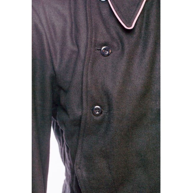 GERMAN WW2 PANZER WRAP - BLACK WOOL PANZER WRAPPER TUNIC JACKET