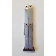 SS PARATROOPER COLLAPSIBLE ANTI GRAVITY KNIFE -SILVER