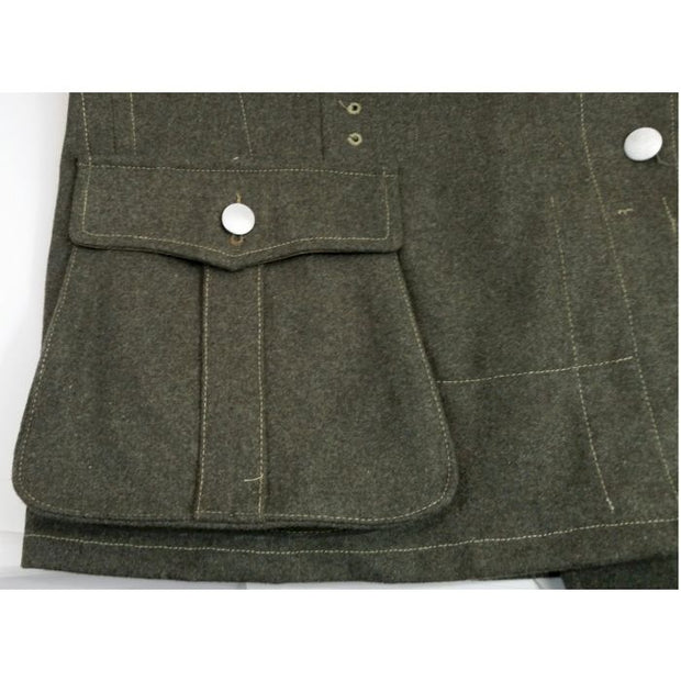 M36 TUNIC WWII GERMAN FIELD GREEN WOOL TUNIC