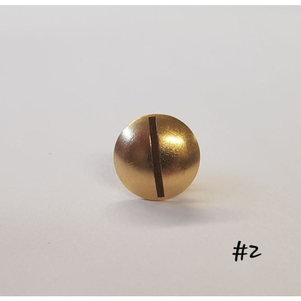 CANADIAN WWII MKII HELMET LINER NUT AND BOLT