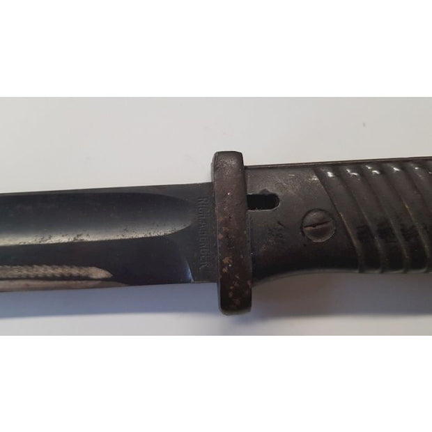 WW2 GERMAN K98 BAYONET, SCABBARD AND FROG 1942