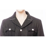 GERMAN M32 TUNIC: ALLGEMEINE SS BLACK WOOL JACKETS