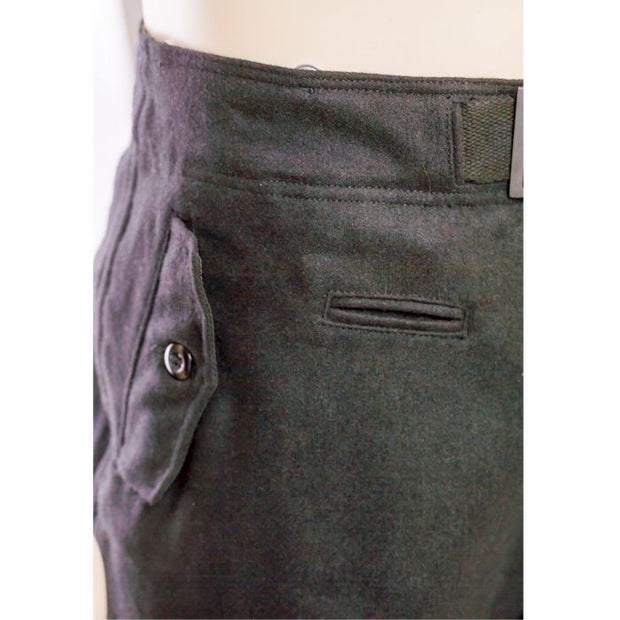 GERMAN SS PANZER SET: BLACK WRAPPER JACKET AND TROUSERS