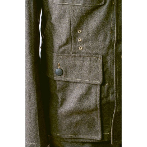 GERMAN M43 TUNIC: M1943 LATE WORLD WAR TWO WOOL JACKET