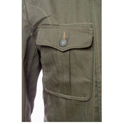 GERMAN WW2 REED GREEN HBT M40 FIELD TUNIC AND PANTS