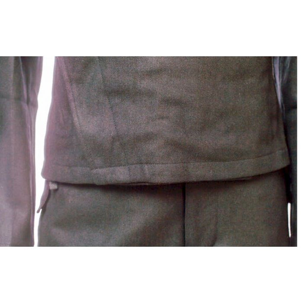 GERMAN WW2 PANZER WRAP - BLACK WOOL PANZER WRAPPER TUNIC JACKET